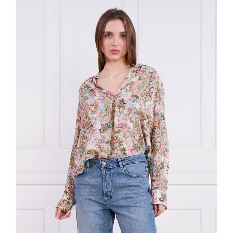 Zadig&Voltaire Bluzka TINK SOFT YOKO FLOWER | Regular Fit