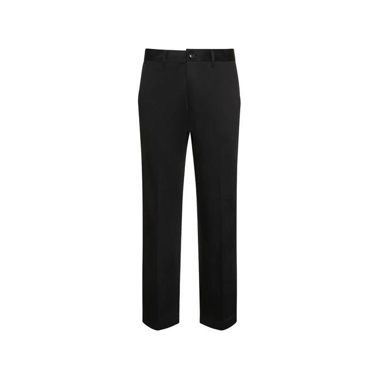 XL Czarne Spodnie Chino - Stylowe i Wyrafinowane Ami Paris
