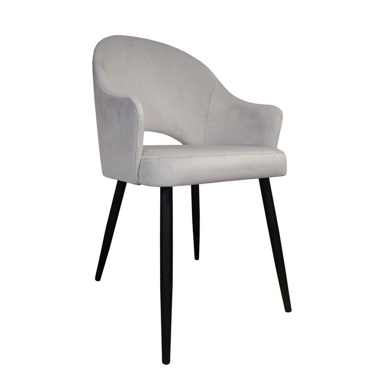 Krzesło ATOS Velve MG39, szaro-czarne, 87x44x65 cm