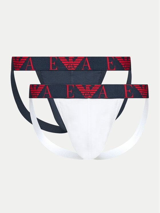 Komplet 2 par slipów Jock Strap Emporio Armani Underwear