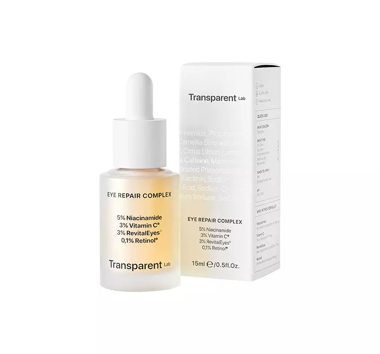 TRANSPARENT LAB EYE REPAIR COMPLEX ŻEL POD OCZY Z RETINOLEM 15ML