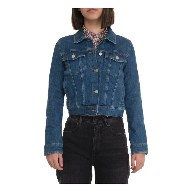 Stylowa Kurtka Jeansowa Harrington Guess