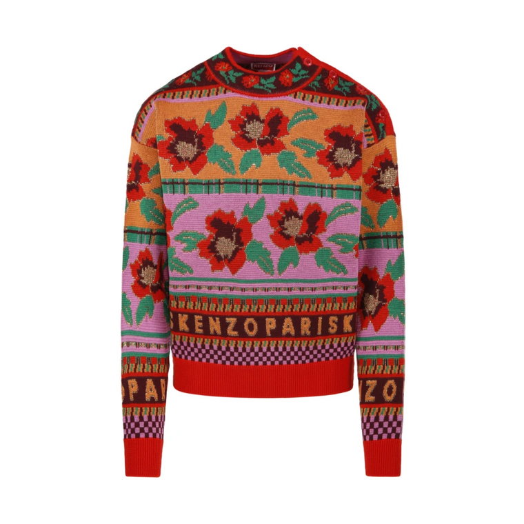 Wisienka Fairisle Lurex Jumper Kenzo