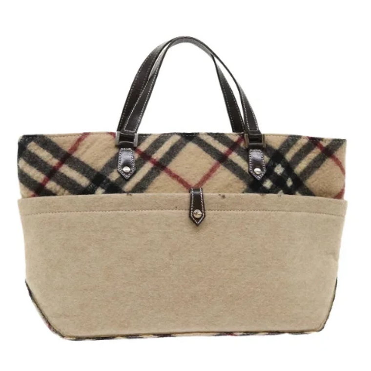 Pre-owned Wool totes Burberry Vintage