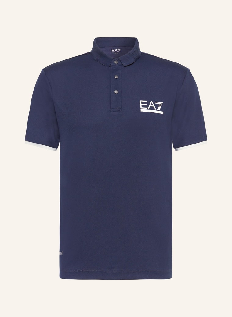 ea7 Emporio Armani Funkcyjna Koszulka Polo Pro blau