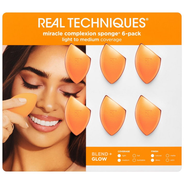 Real Techniques Gąbeczka Miracle Complexion Sponge 6szt