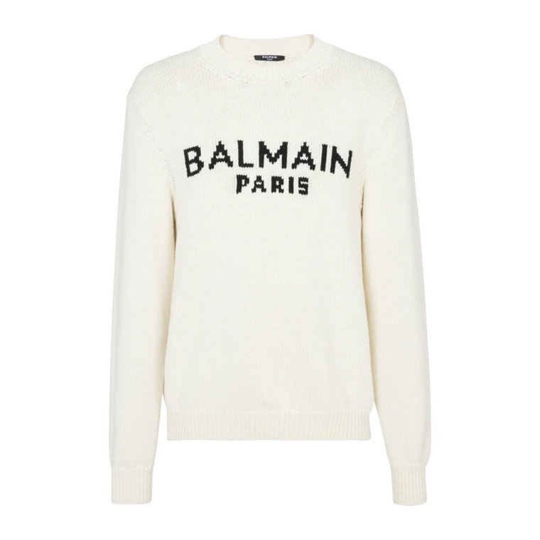 Sweter z wełny merino Balmain