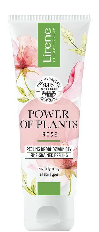 Lirene Power Of Plants Róża Peeling drobnoziarnisty 75ml