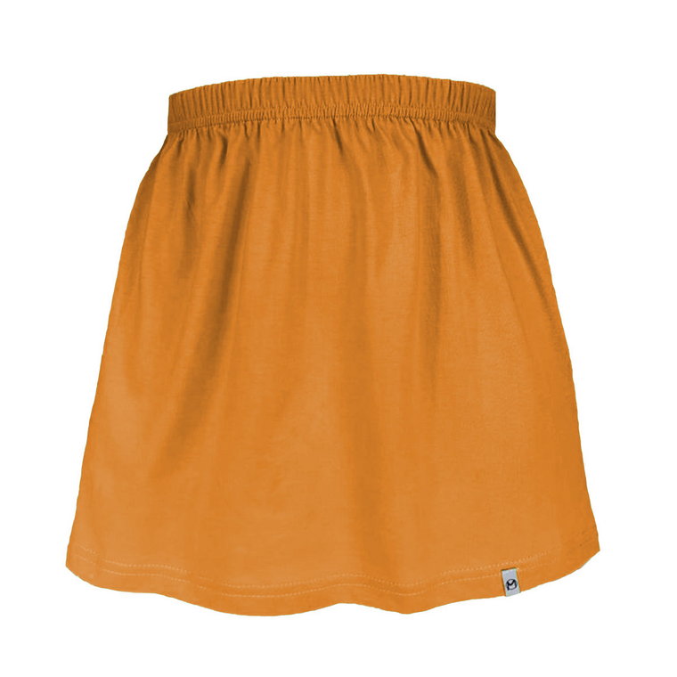 Spódniczka dla dziewczynki spódnica bawełniana dziecięca/ dziewczęca pomarańczowa 128/134