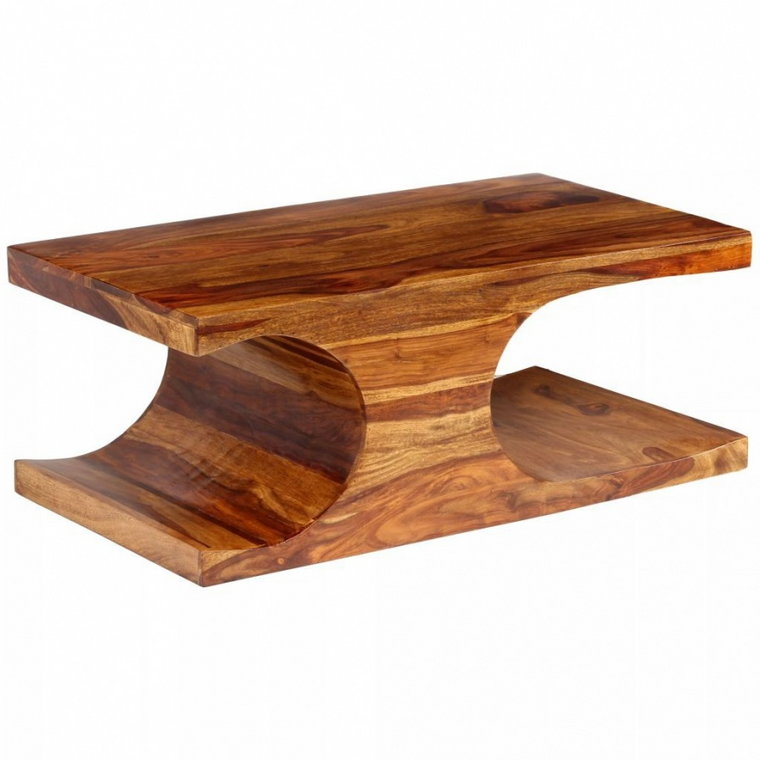Stolik kawowy z litego drewna sheesham 90x50x35 cm kod: V-244685