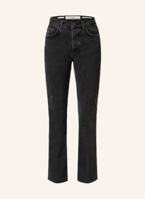 Goldgarn Denim Jeansy Flared Lindenhof schwarz