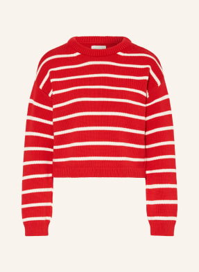 Gant Krótki Sweter rot