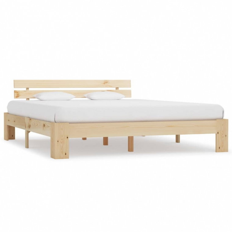 Rama łóżka, lite drewno sosnowe, 160 x 200 cm kod: V-283164