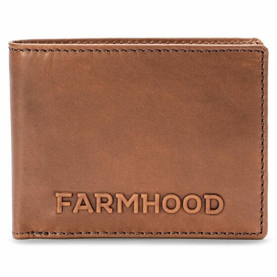 Farmhood Nashville Portfel Ochrona RFID Skórzany 13 cm brown 2