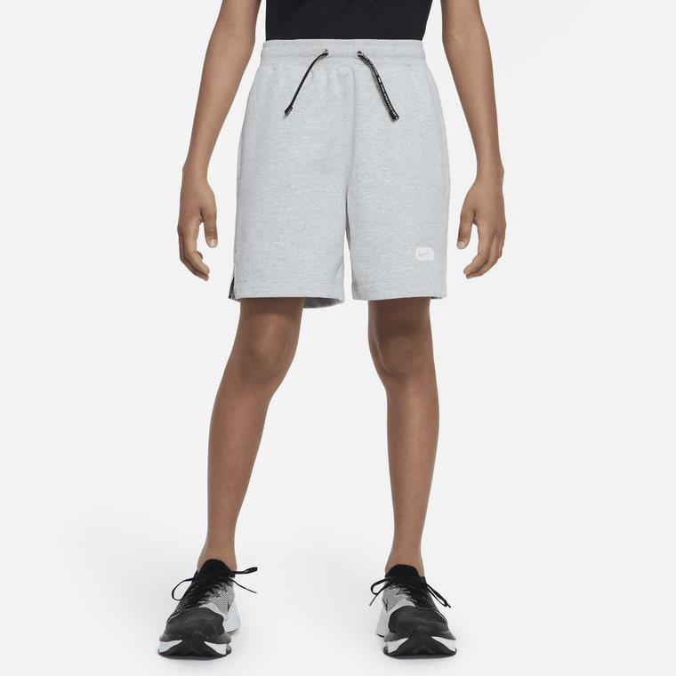 Dzianinowe spodenki treningowe dla dużych dzieci (chłopców) Nike Dri-FIT Athletics - Niebieski