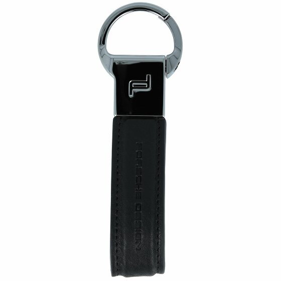 Porsche Design Brelok do kluczy skórzany 10 cm black