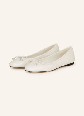 Jimmy Choo Baleriny Elme Flat weiss