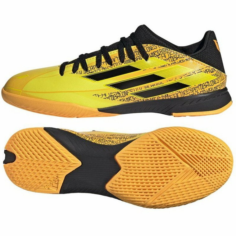 Buty adidas X Speedflow Messi.3 In J Jr GW7422 żółte złoty