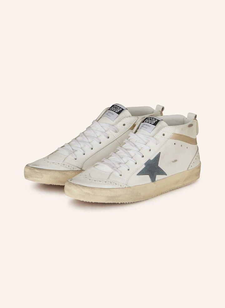 Golden Goose Sneakersy Mid Star weiss - Lamoda.pl