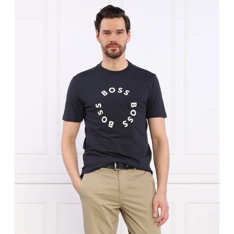 BOSS GREEN T-shirt Tee 4 | Regular Fit | stretch