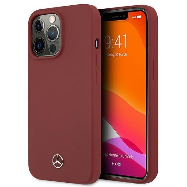 Mercedes MEHCP13LSILRE iPhone 13 Pro / 13 6,1" czerwony/red hardcase Silicone Line