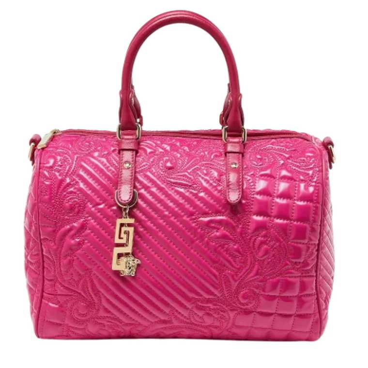 Pre-owned Leather handbags Versace Pre-owned