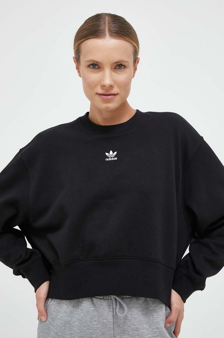 adidas Originals bluza damska kolor czarny gładka IA6504