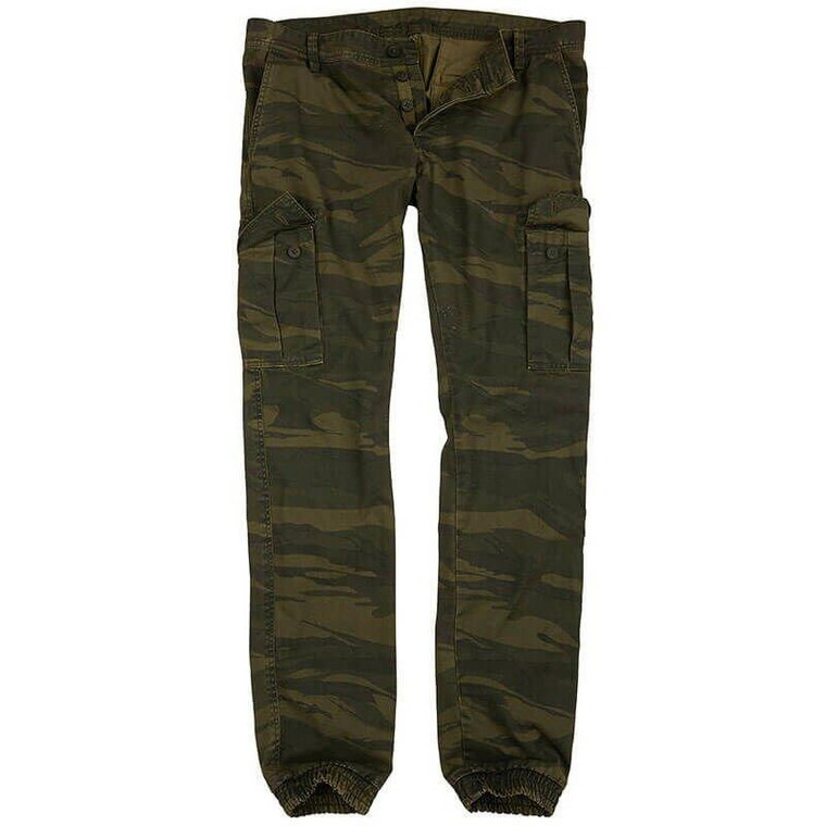 Spodnie bushcraft męskie Surplus Jogger Bad Boys Green Camo