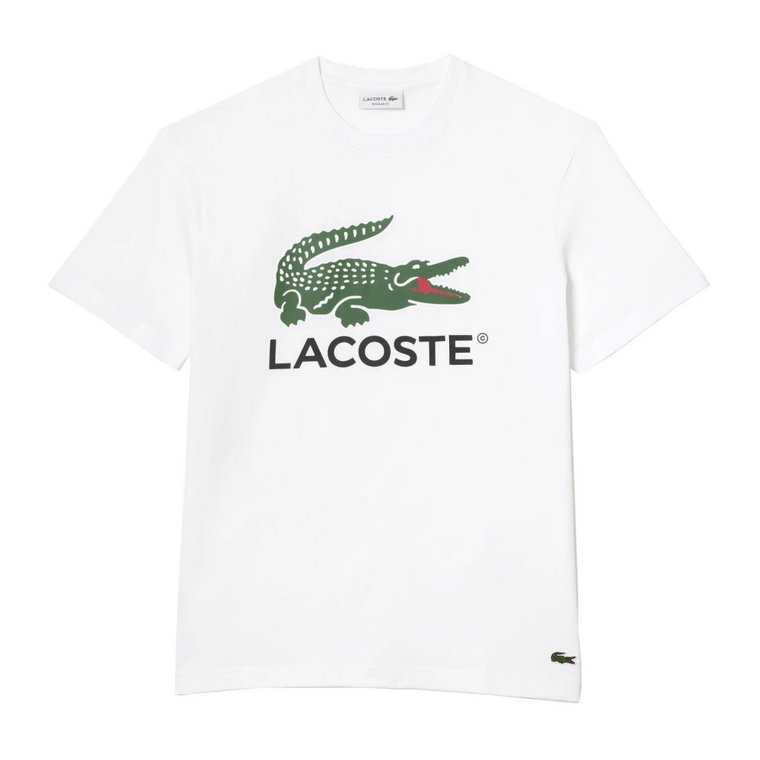 Klasyczna Oversize`owa Poduszka T-shirt Lacoste