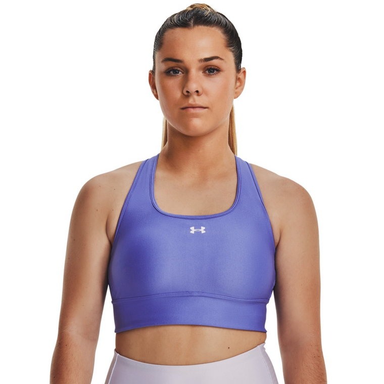 Biustonosz treningowy UNDER ARMOUR Crossback Longline - fioletowy