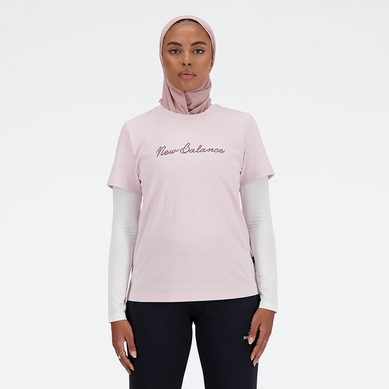 Koszulka damska New Balance WT41909SOI  różowa
