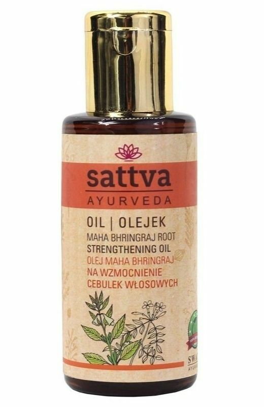 Sattva Ayurveda Olejek Na Wzmocnienie Cebulek Włosów Maha Bhringraj 100 ml