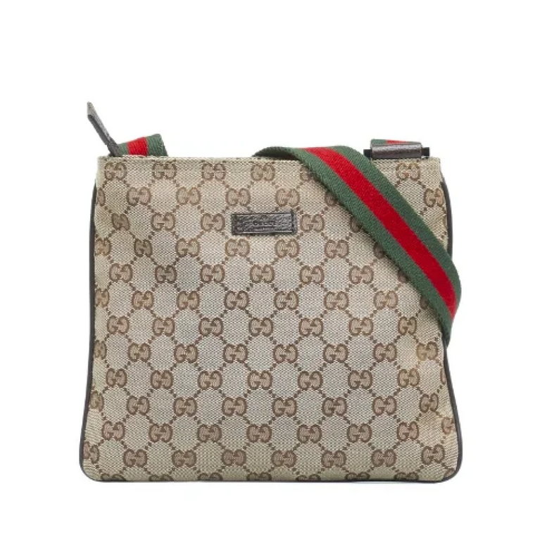 Pre-owned Canvas crossbody-bags Gucci Vintage