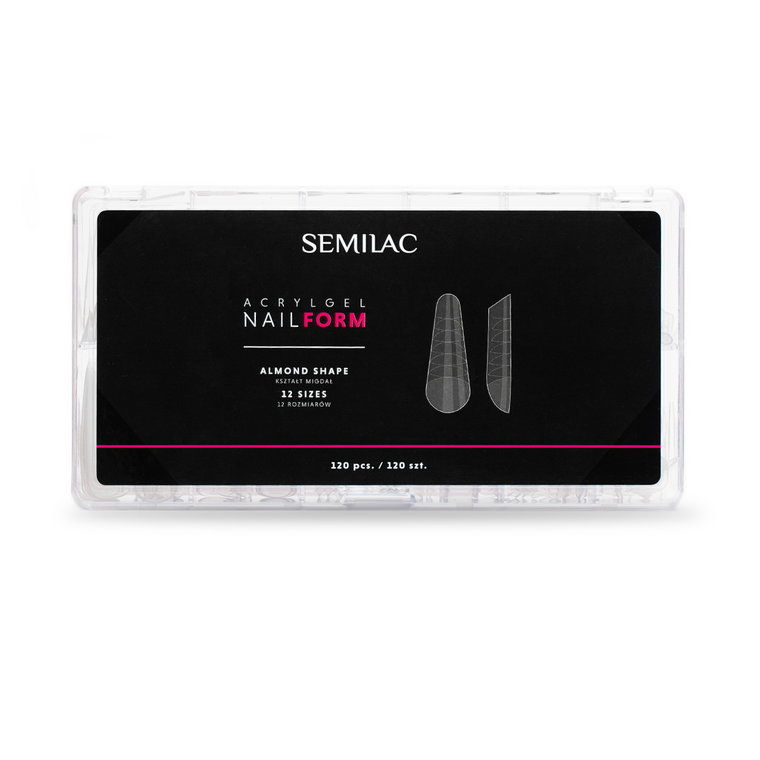 Semilac Acrylgel nail form Almond 120szt.