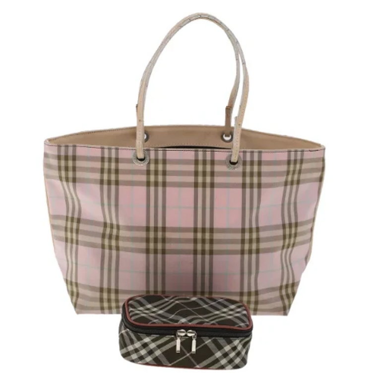 Pre-owned Nylon handbags Burberry Vintage