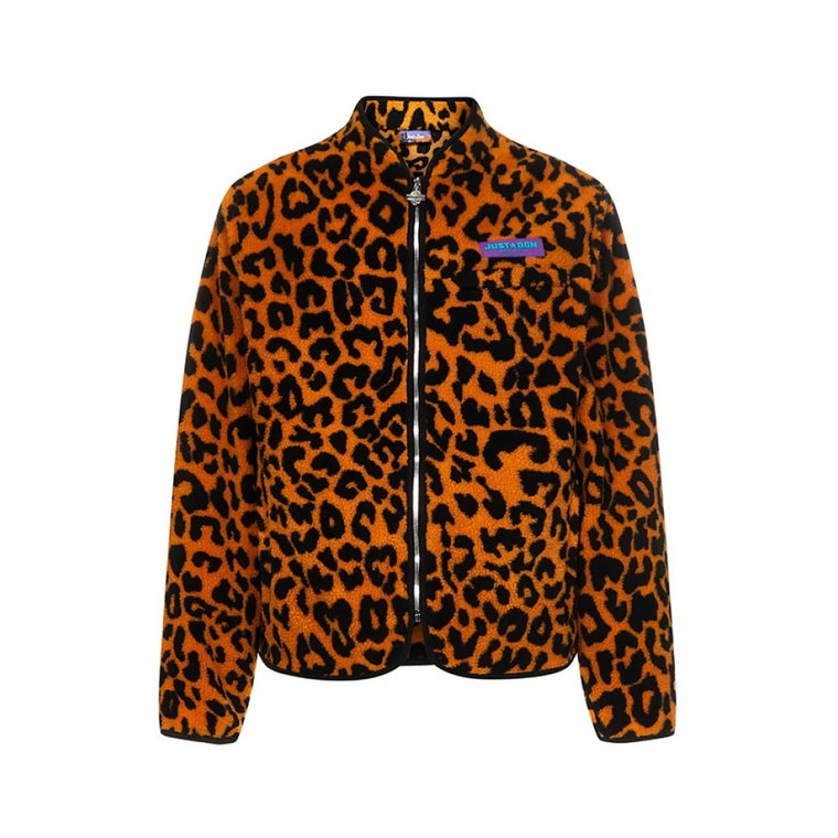 Leopard Print Fleece Jacket Just DON