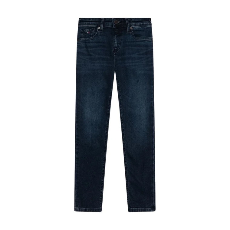 Scanton Jeans, Średnie Niebieskie Pranie, Model 5-Kieszeniowy Tommy Hilfiger