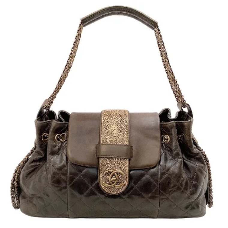 Pre-owned Leather handbags Chanel Vintage