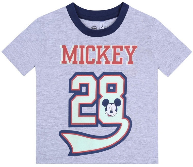 Szara koszulka/t-shirt z numerem 28 Myszka Mickey DISNEY 4 lata 104 cm