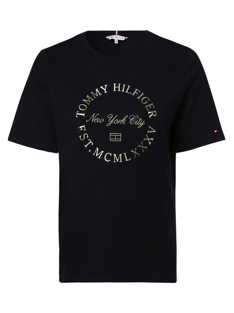 Tommy Hilfiger - T-shirt damski, niebieski