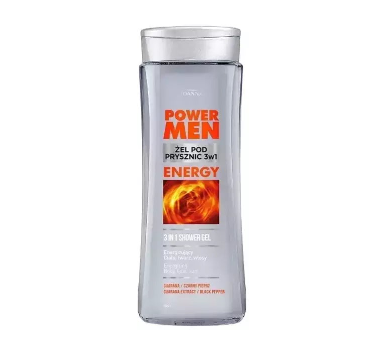 JOANNA POWER MEN ŻEL POD PRYSZNIC 3W1 ENERGY 300ML