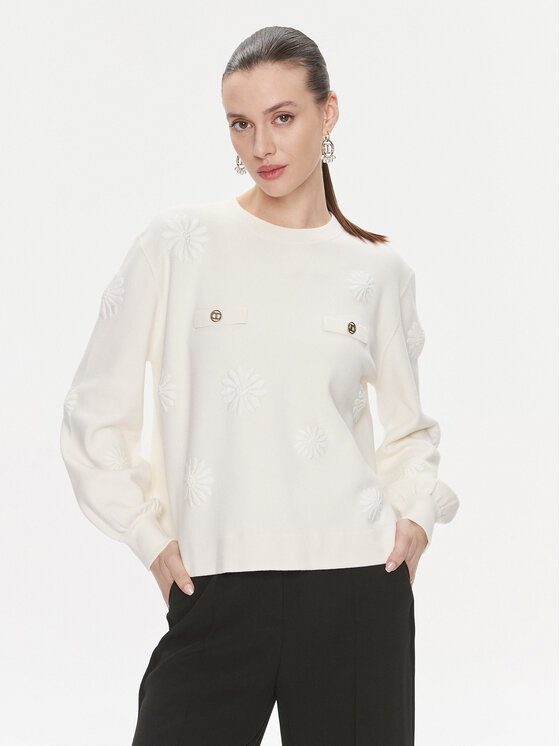 CHANTELLE CASHMERE CREWNECK - SPARROW / XS