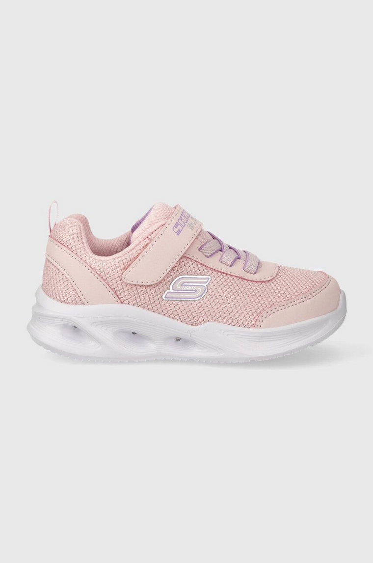 Skechers sneakersy dziecięce SKECHERS SOLA GLOW kolor różowy