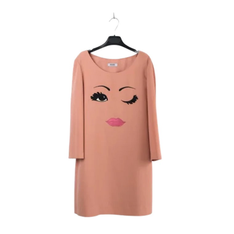 Pre-owned Polyester dresses Moschino Pre-Owned