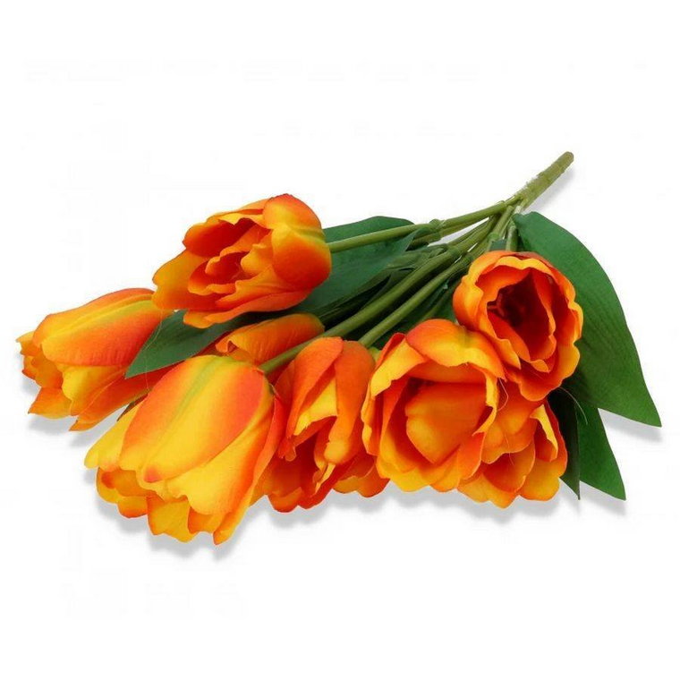 Kwiaty dekoracyjne Bukiet Tulipanów pomarańczowy pomarańczowy