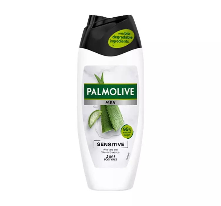 PALMOLIVE MEN SENSITIVE ŻEL POD PRYSZNIC 2W1 DO CIAŁA I TWARZY 2W1 500ML