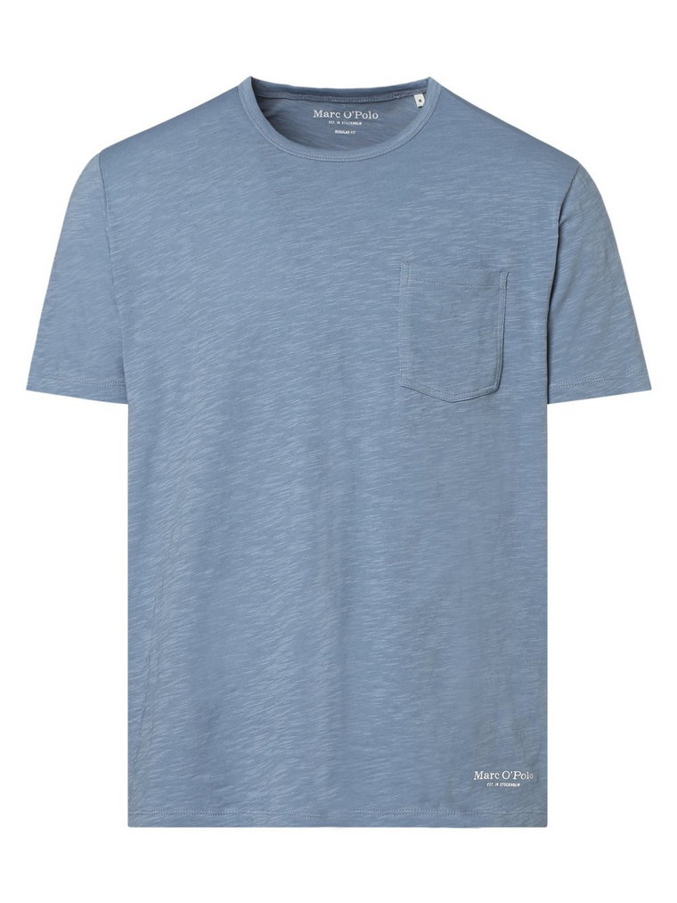 Marc O'Polo - T-shirt męski, niebieski
