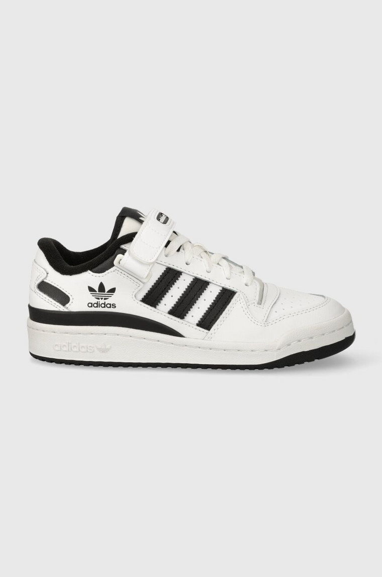 adidas Originals sneakersy skórzane Forum Low kolor biały IF2649