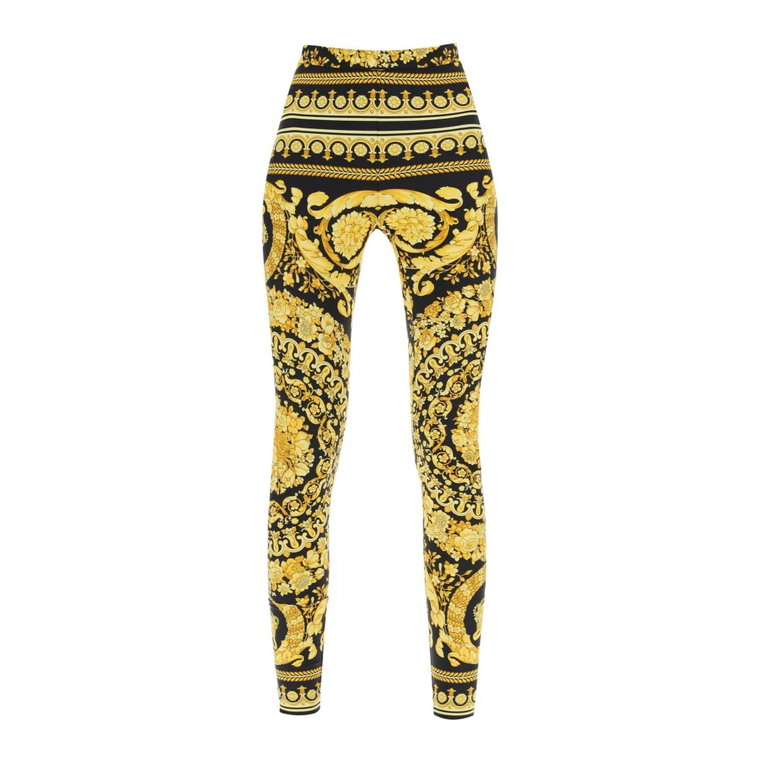 Barocco Print Leggings Versace