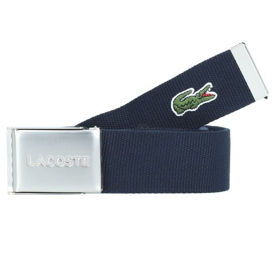 Lacoste Pasek w stylu casual marine 100 cm